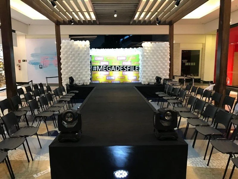 Estrutura para evento corporativo da CBS Som